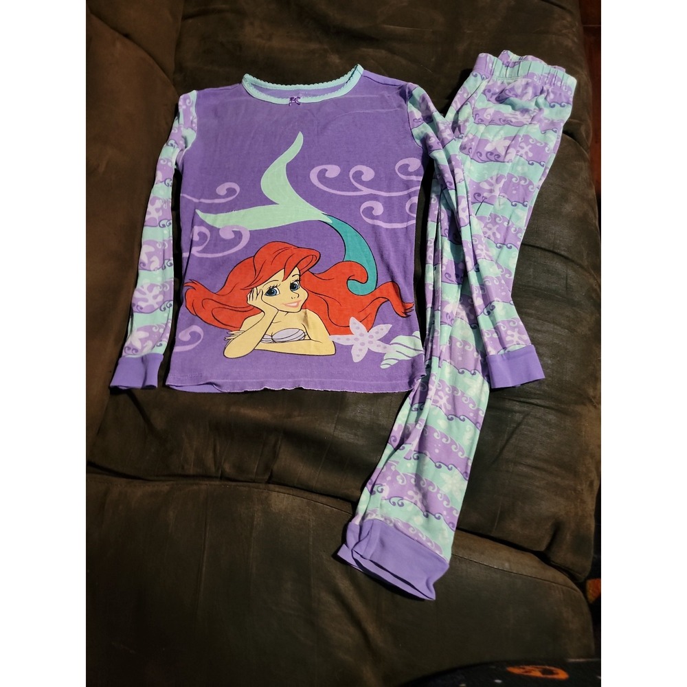 Disney store the little mermaid ariel pajamas size 8